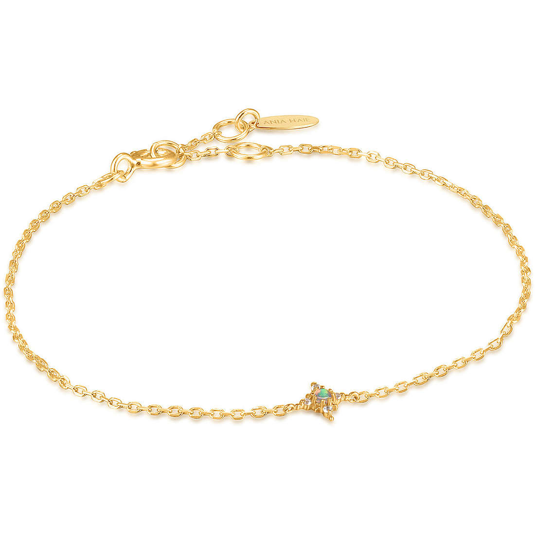Ania Haie Gold Collection bracelet woman Bracelet with 14kt Gold Chain jewel BAU001-01YG
