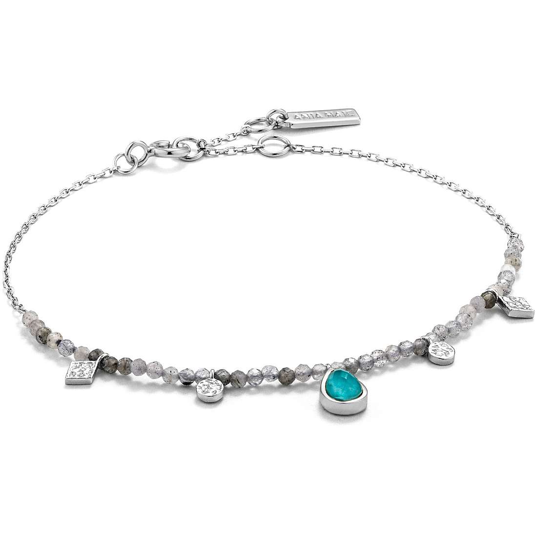 Ania Haie Mineral Glow bracelet woman Bracelet with 925 Silver Charms/Beads jewel B014-03H