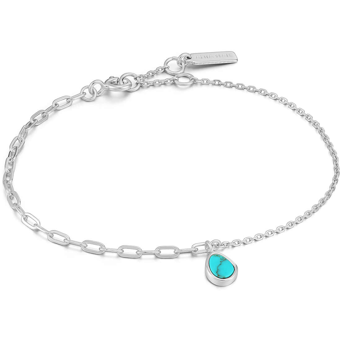Ania Haie Turning Tides bracelet woman Bracelet with 925 Silver Charms/Beads jewel B027-02H