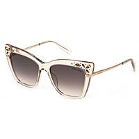 Blumarine woman transparent sunglasses." SBM834S5507T1
