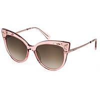 Blumarine woman transparent sunglasses." SBM835S550838