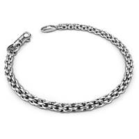 Boccadamo Classic bracelet man Bracelet with 925 Silver Chain jewel MBR161