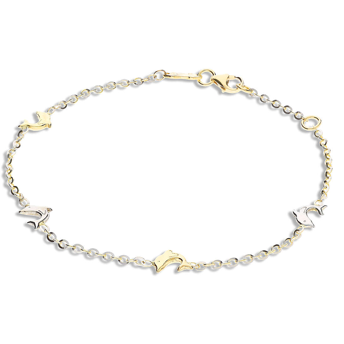 bracelet child Charms/Beads 18 kt Gold jewel GioiaPura Oro 750 GP-S124090