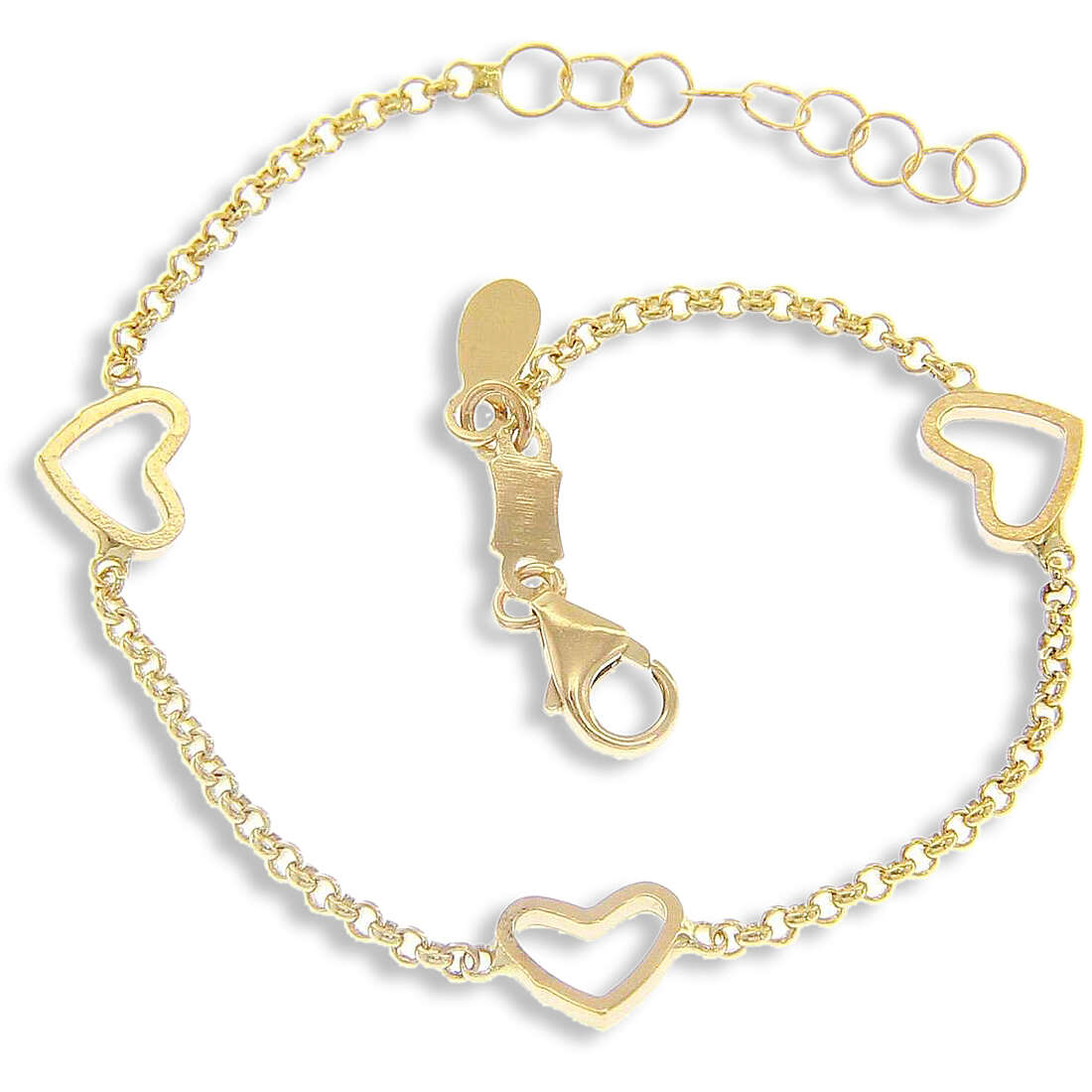 bracelet child Charms/Beads 18 kt Gold jewel GioiaPura Oro 750 GP-S210863