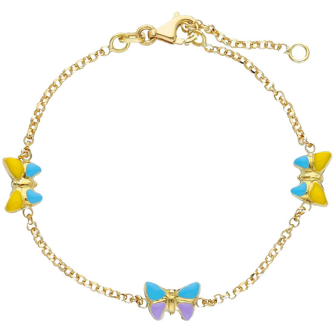 bracelet child Charms/Beads 18 kt Gold jewel GioiaPura Oro 750 GP-S249871