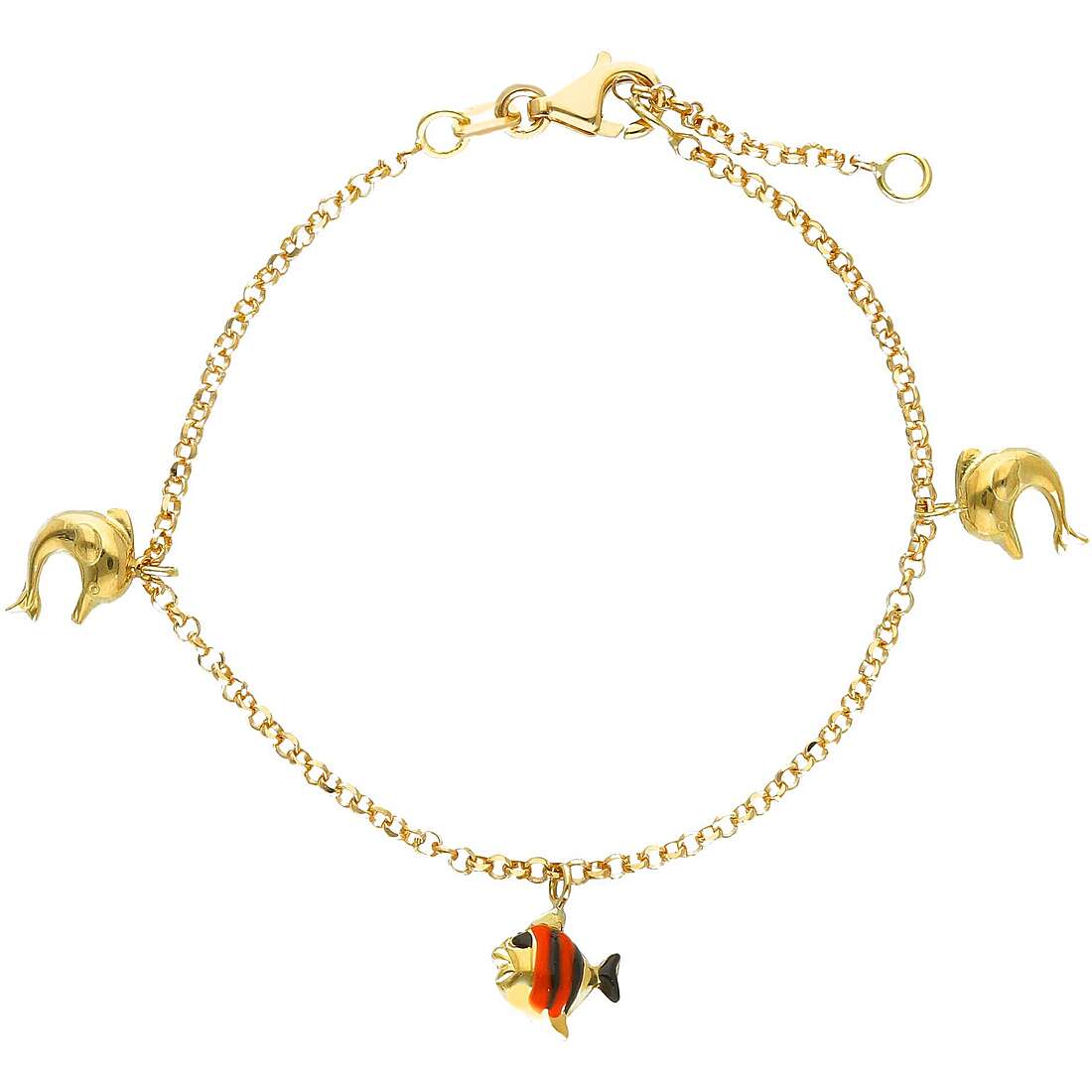 bracelet child Charms/Beads 18 kt Gold jewel GioiaPura Oro 750 GP-S249872