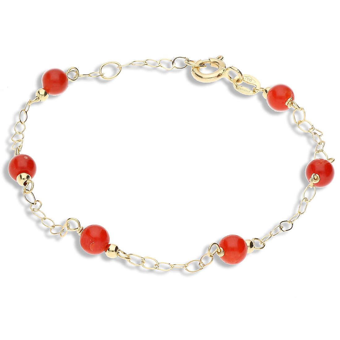 bracelet child With Beads 18 kt Gold jewel GioiaPura Oro 750 GP-S160526