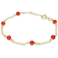 bracelet child With Beads 18 kt Gold jewel GioiaPura Oro 750 GP-S160531