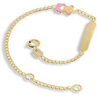 bracelet child With Plate 18 kt Gold jewel GioiaPura Oro 750 GP-S146415