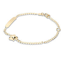 bracelet child With Plate 18 kt Gold jewel GioiaPura Oro 750 GP-S146437