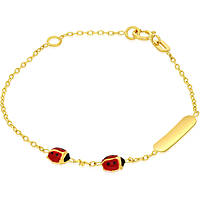 bracelet child With Plate 18 kt Gold jewel GioiaPura Oro 750 GP-S146466