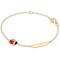 bracelet child With Plate 18 kt Gold jewel GioiaPura Oro 750 GP-S146468