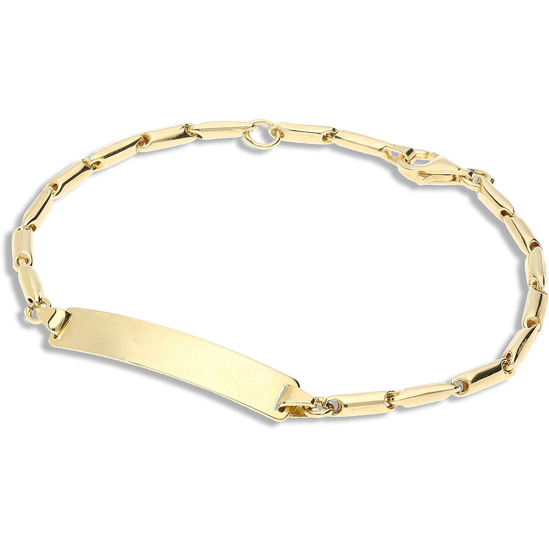 bracelet child With Plate 18 kt Gold jewel GioiaPura Oro 750 GP-S170167