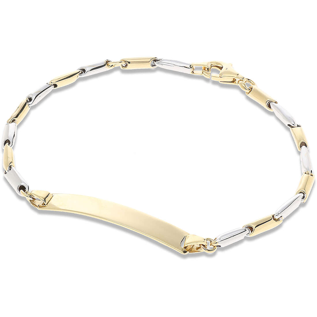 bracelet child With Plate 18 kt Gold jewel GioiaPura Oro 750 GP-S170169