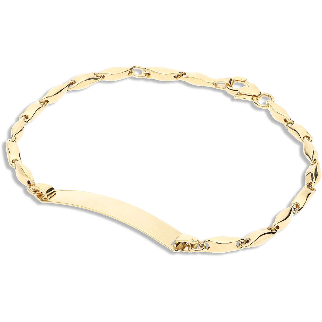 bracelet child With Plate 18 kt Gold jewel GioiaPura Oro 750 GP-S170170