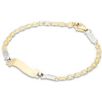 bracelet child With Plate 18 kt Gold jewel GioiaPura Oro 750 GP-S170680