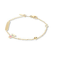 bracelet child With Plate 18 kt Gold jewel GioiaPura Oro 750 GP-S230706