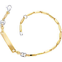 bracelet child With Plate 18 kt Gold jewel GioiaPura Oro 750 GP-S244100