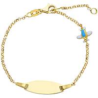 bracelet child With Plate 18 kt Gold jewel GioiaPura Oro 750 GP-S249868