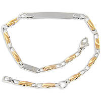 bracelet child With Plate 18 kt Gold jewel GioiaPura Oro 750 GP-SMFN201RB17T