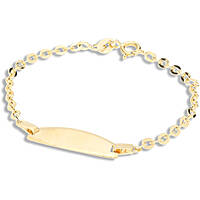 bracelet child With Plate 18 kt Gold jewel GioiaPura Oro 750 GP-SVBA080GGT1