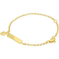 bracelet child With Plate 9 kt Gold jewel GioiaPura Oro 375 GP9-S162233