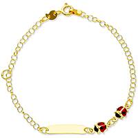 bracelet child With Plate 9 kt Gold jewel GioiaPura Oro 375 GP9-S163350