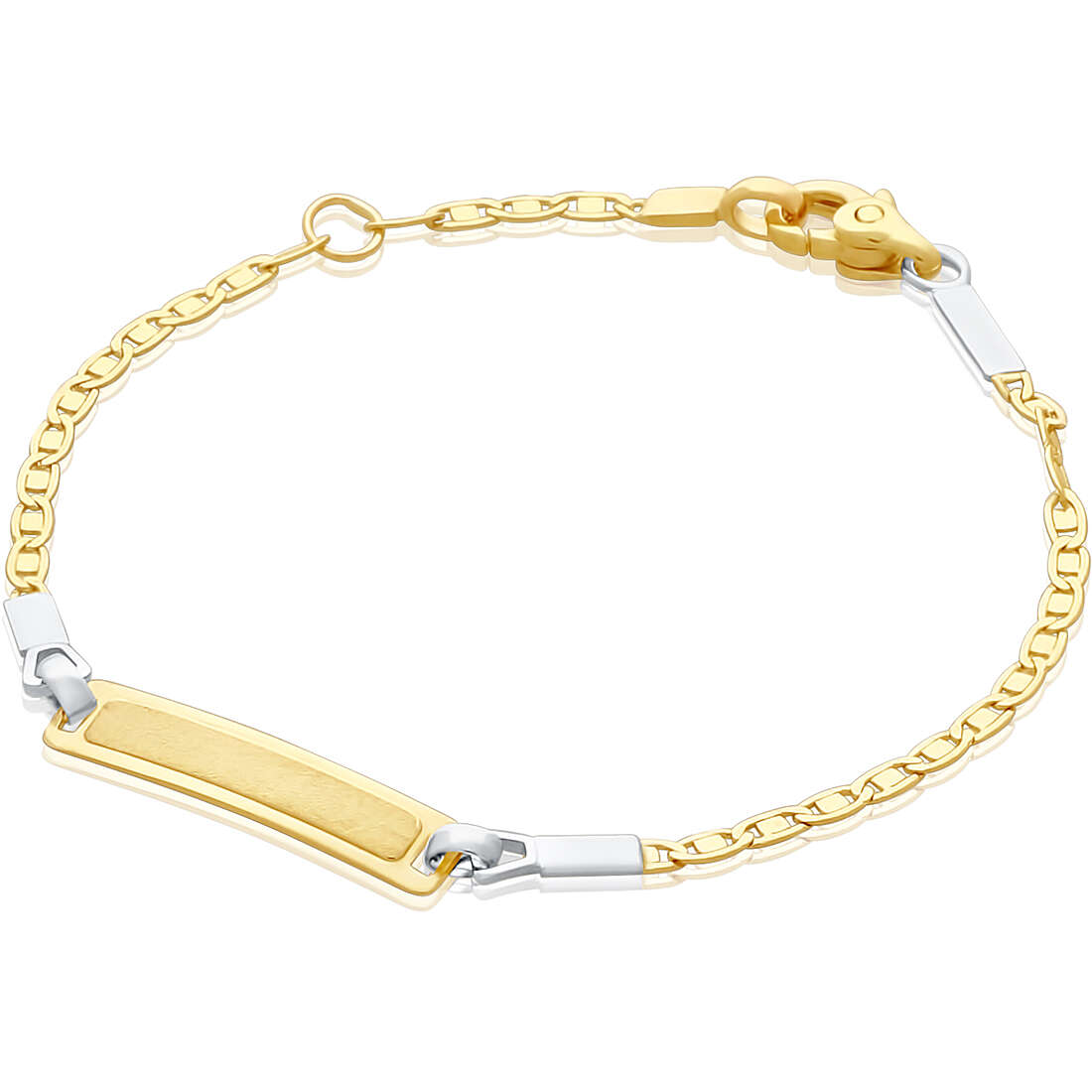 bracelet child With Plate 9 kt Gold jewel GioiaPura Oro 375 GP9-S166072