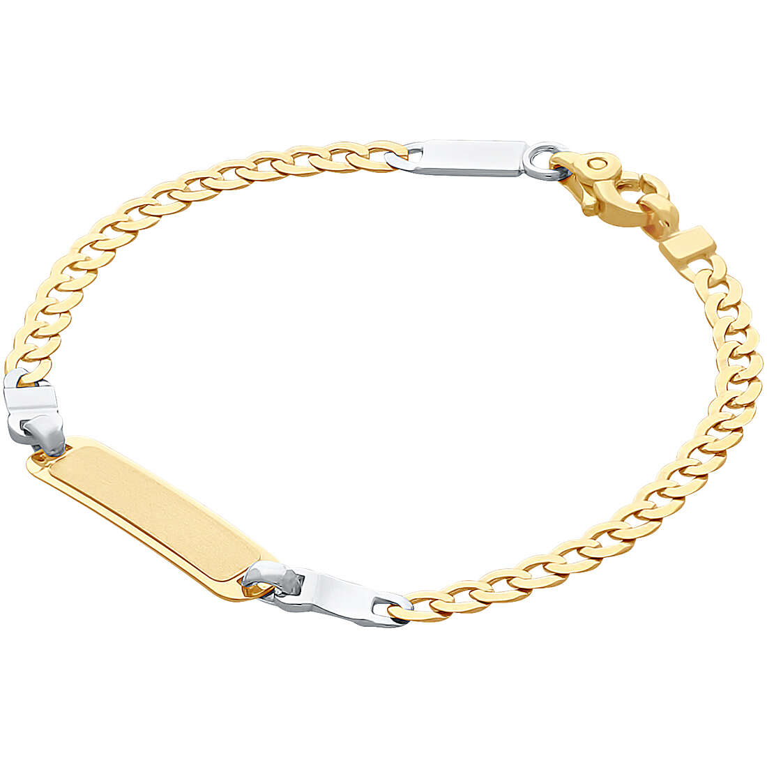bracelet child With Plate 9 kt Gold jewel GioiaPura Oro 375 GP9-S202131