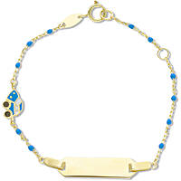 bracelet child With Plate 9 kt Gold jewel GioiaPura Oro 375 GP9-S254084