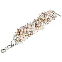 bracelet jewel 925 Silver woman jewel Pearls, Crystals RBR003