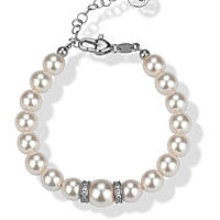 bracelet jewel 925 Silver woman jewel Pearls, Zircons BR584