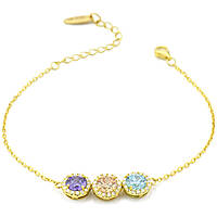 bracelet jewel 925 Silver woman jewel Zircons, Crystals BR601DM