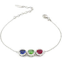 bracelet jewel 925 Silver woman jewel Zircons, Crystals BR601M