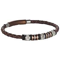 bracelet jewel Leather man jewel Zircons ABR384M