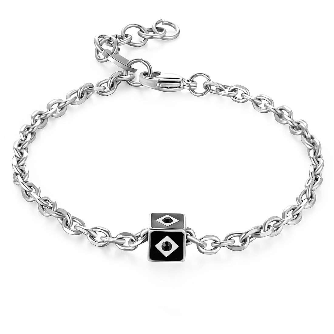 bracelet jewel Steel man jewel Crystals SCU11