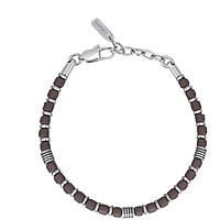 bracelet jewel Steel man jewel Hematite 232064