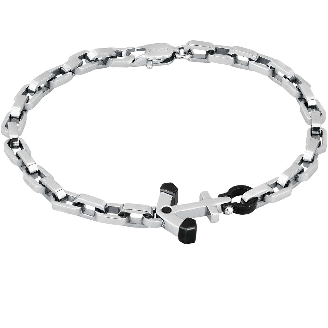 bracelet jewel Steel man jewel Navy 231414