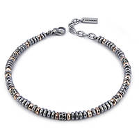 bracelet jewel Steel man jewel Semiprecious ABR608G