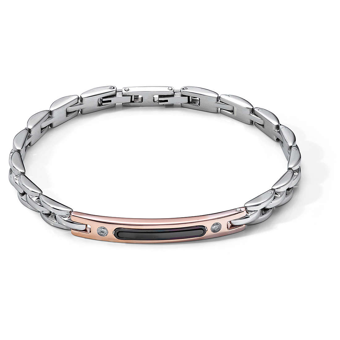bracelet jewel Steel man jewel Zircons UBR 1032