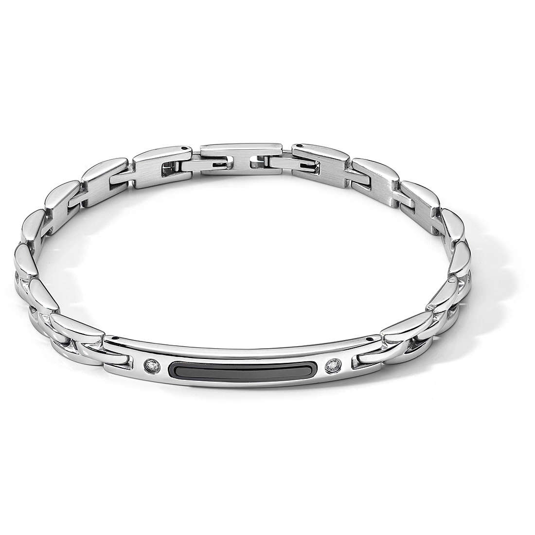 bracelet jewel Steel man jewel Zircons UBR 1033