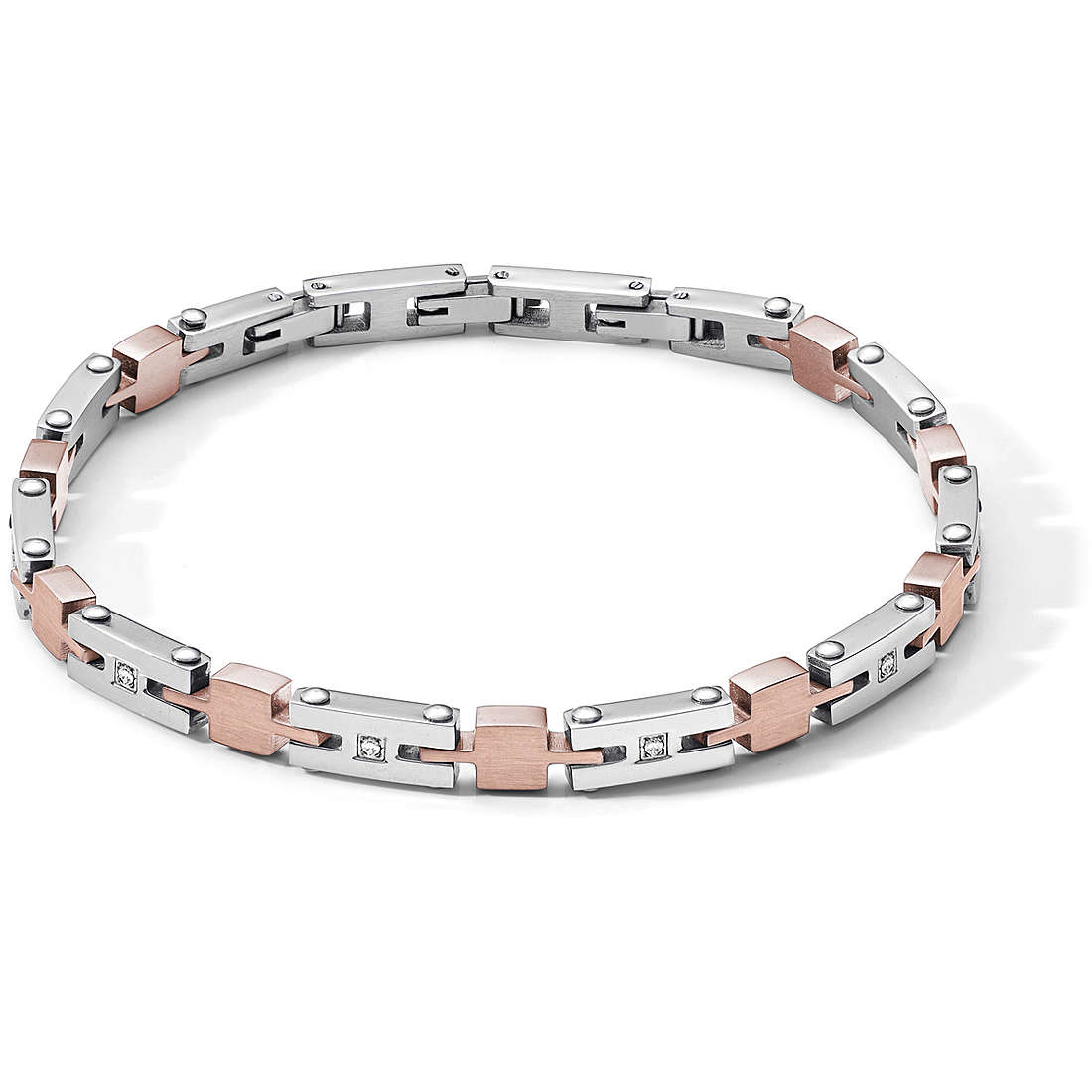 bracelet jewel Steel man jewel Zircons UBR 1035
