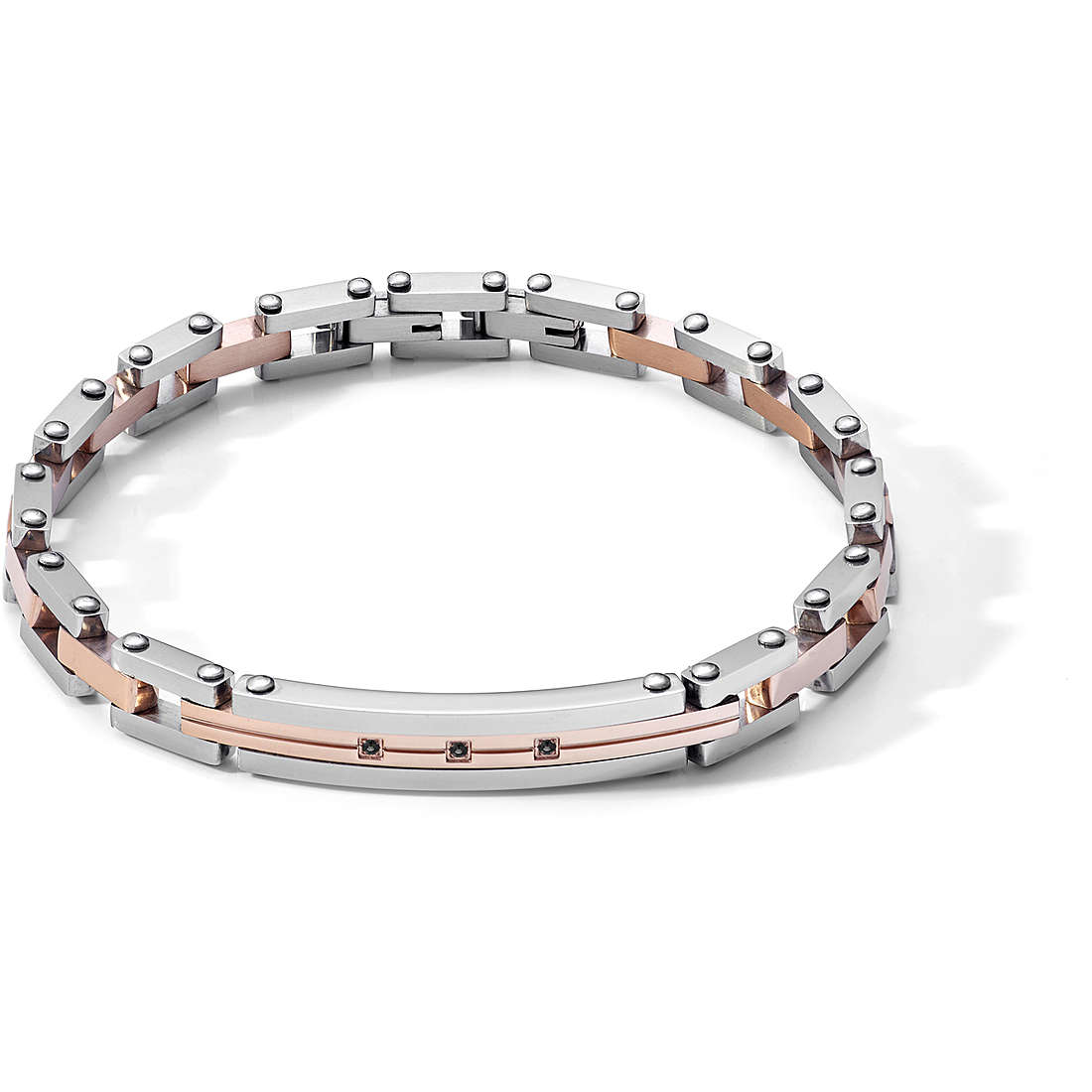 bracelet jewel Steel man jewel Zircons UBR 1038