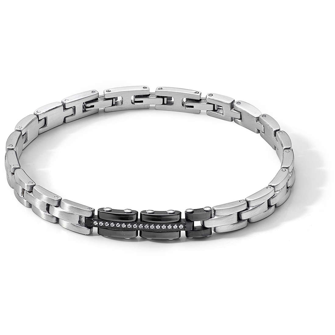 bracelet jewel Steel man jewel Zircons UBR 1040