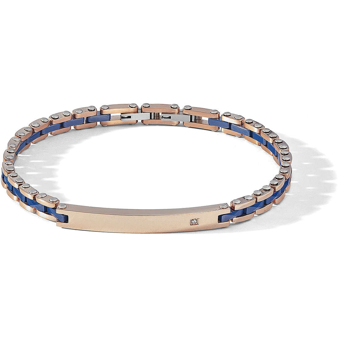 bracelet jewel Steel man jewel Zircons UBR 1087