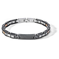 bracelet jewel Steel man jewel Zircons UBR 1163