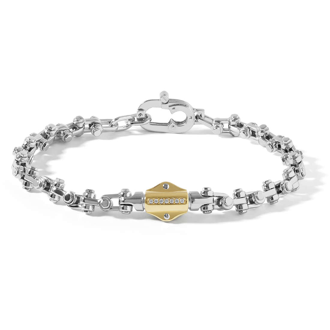 bracelet jewel Steel man jewel Zircons UBR 752