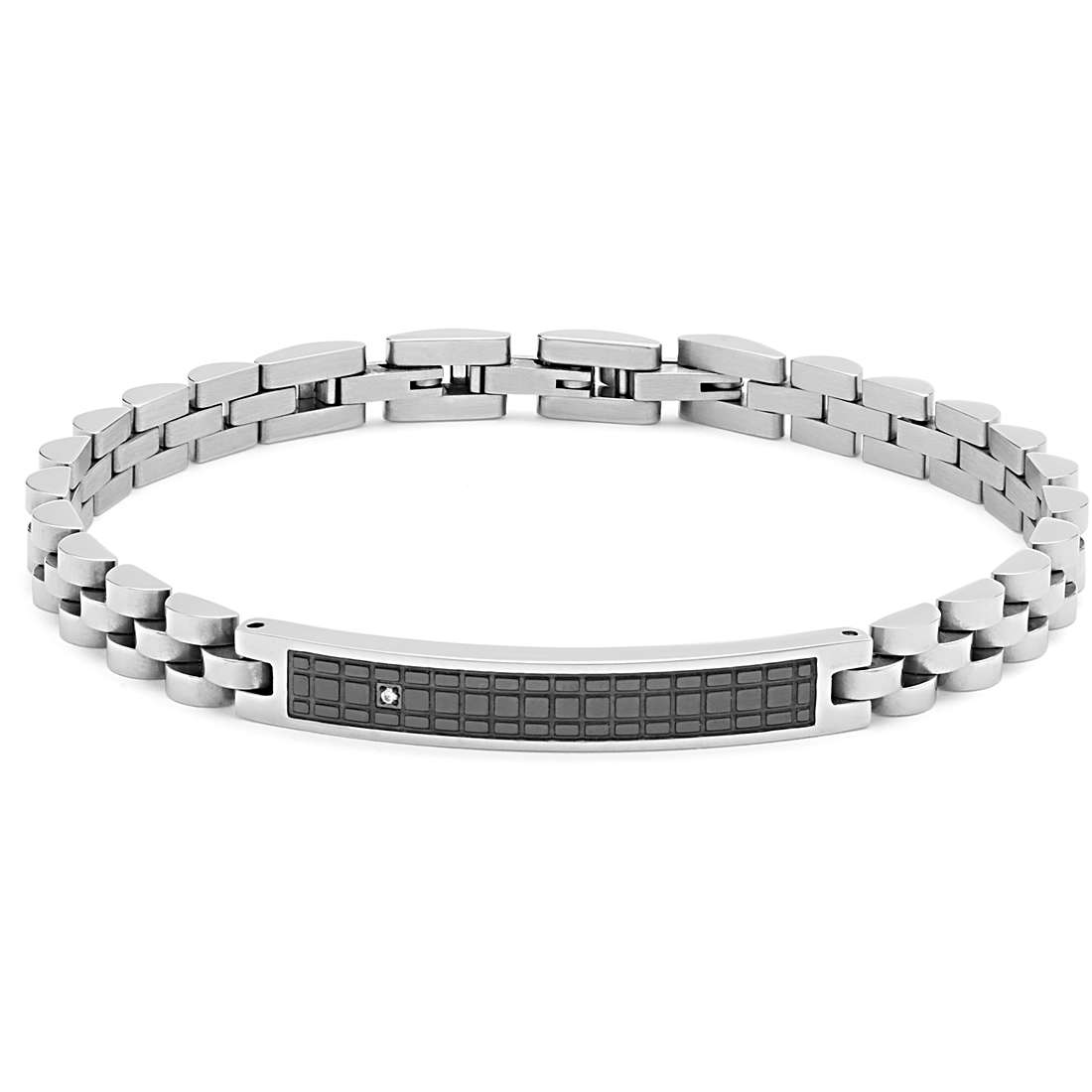 bracelet jewel Steel man jewel Zircons UBR 981