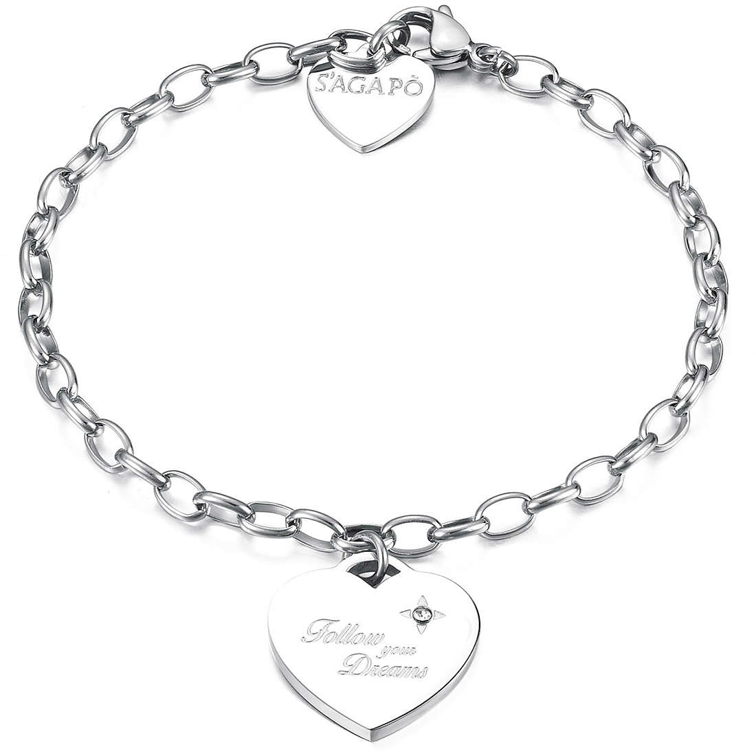 bracelet jewel Steel woman jewel Crystals SBM14