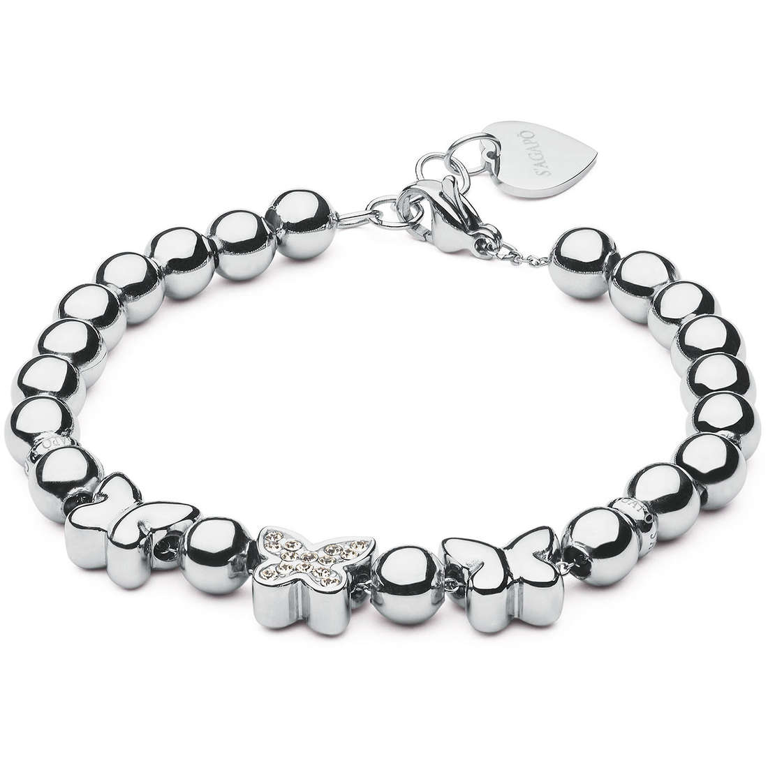 bracelet jewel Steel woman jewel Zircons SAGAPOSBJ14